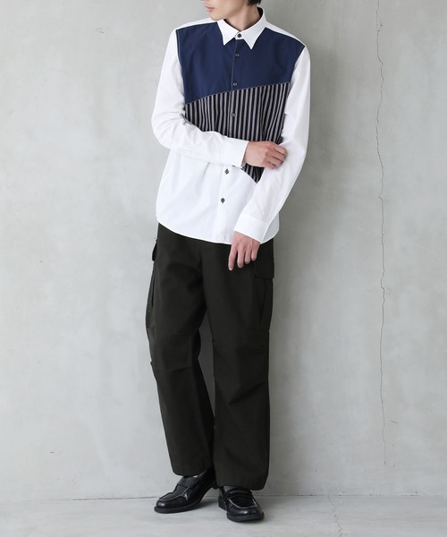 n'OrLABEL（ノアールレーベル）の「コットンツイルカーゴパンツ（カーゴパンツ・メンズ・カーキ/ブラック/ベージュ・XL/M/L）」の11枚目の写真