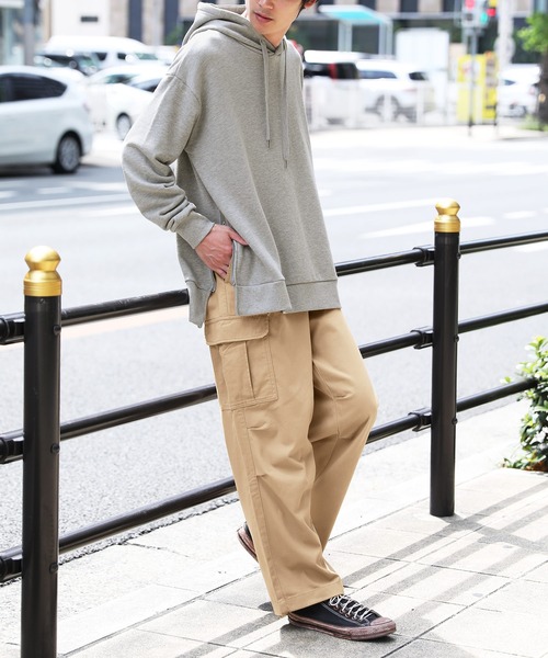 n'OrLABEL（ノアールレーベル）の「コットンツイルカーゴパンツ（カーゴパンツ・メンズ・カーキ/ブラック/ベージュ・XL/M/L）」の21枚目の写真