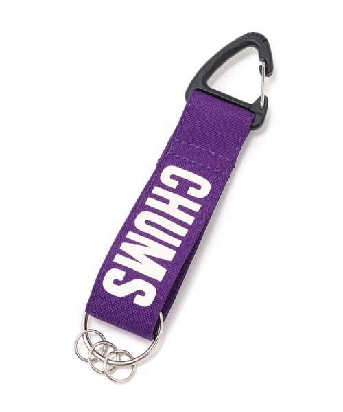 CHUMS(チャムス)の「【CHUMS/チャムス】 Recycle CHUMS Key Holder(キーホルダー・レディース・ブラック/パープル/ネイビー/ブラウン/レッド/その他1/その他2/その他3・FREE)」の4枚目の写真