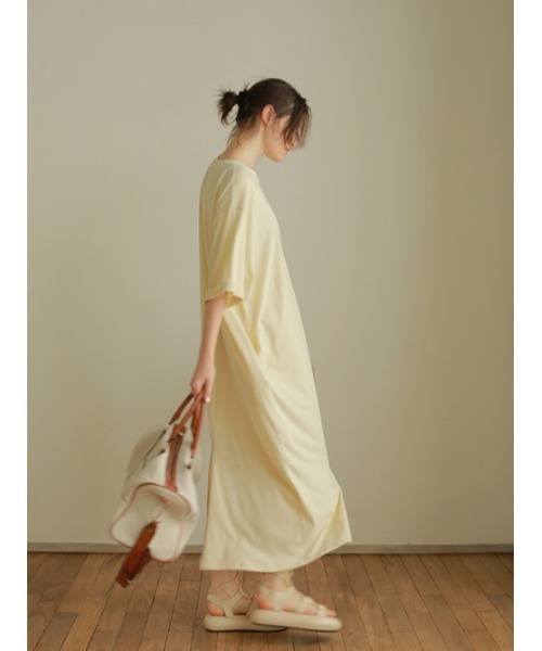 AMAIL（アマイル）の「Relax long cloth（ワンピース・レディース・ブラック/グレー・FREE）」の12枚目の写真