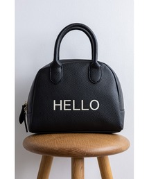 &. NOSTALGIA | 【美香さんコラボ】HELLOロゴミニボストンバッグ(ハンドバッグ)