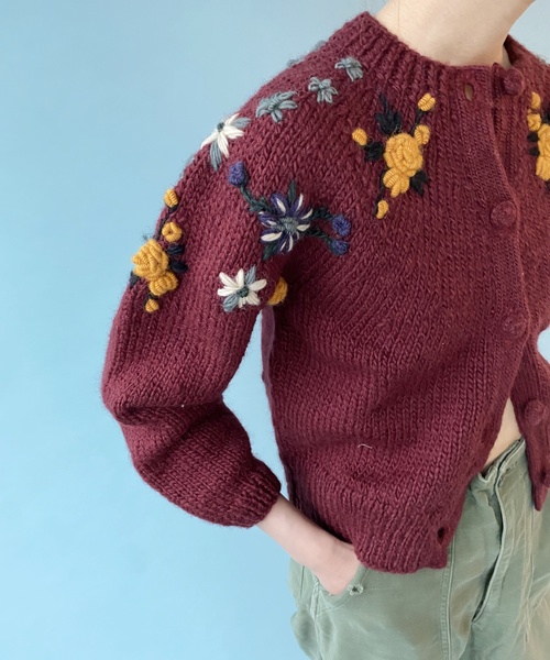 edit. for lulu ネパール ハンドエンブロイダリー カーディガン EDIT. FOR LULU（エディットフォールル）の「ネパール ハンドエン