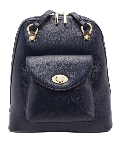 ROSE BUD（ローズバッド）の「(ROSE BUD)S290G PEBBLE LEATHER TWO WAY BAG[リュック]（バックパック/リュック・レディース・ブラック/ネイビー/ホワイト/イエロー/ブラウン・ONE SIZE）」の4枚目の写真