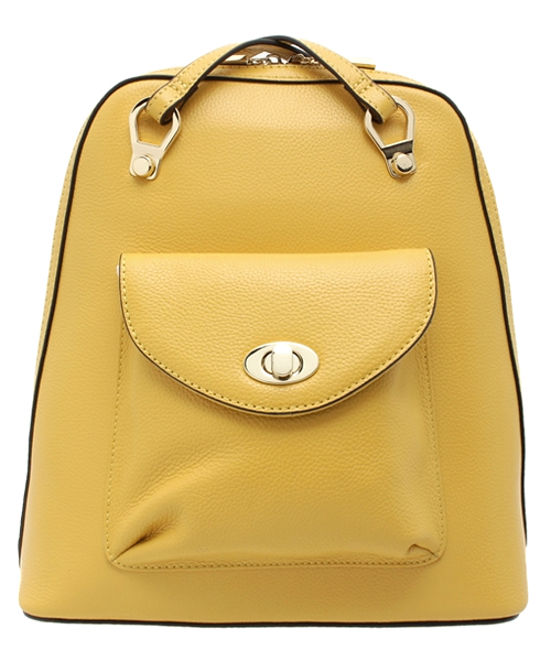 ROSE BUD（ローズバッド）の「(ROSE BUD)S290G PEBBLE LEATHER TWO WAY BAG[リュック]（バックパック/リュック・レディース・ブラック/ネイビー/ホワイト/イエロー/ブラウン・ONE SIZE）」の5枚目の写真