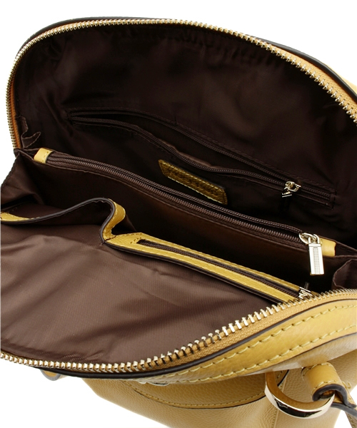 ROSE BUD（ローズバッド）の「(ROSE BUD)S290G PEBBLE LEATHER TWO WAY BAG[リュック]（バックパック/リュック・レディース・ブラック/ネイビー/ホワイト/イエロー/ブラウン・ONE SIZE）」の20枚目の写真