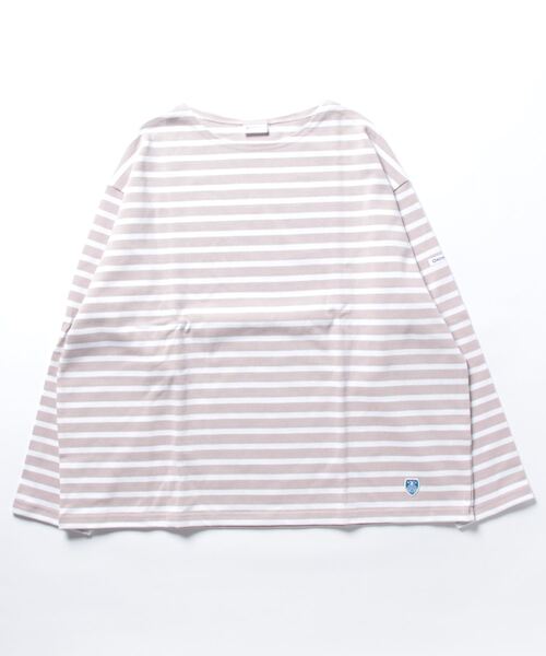 ORCIVAL（オーシバル）の「WIDE BOAT NECK L/S P.O. ワイドシルエット コットンロード ボートネック ロングスリーブバスクシャツ（Tシャツ/カットソー・レディース・ブラウン系/ホワイト系その他/ブラック系/ホワイト系その他2/ホワイト系/ホワイト系その他3/ホワイト系その他4/ホワイト系その他6/その他2/ホワイト/その他3/その他1/ホワイト系その他5/ホワイト系3/ホワイト系5/その他4/ホワイト系2/ホワイト系4/ホワイト系その他7/ホワイト系6/その他5/ブルー系その他/ダークブラウン系/ブラック系その他・1）」の12枚目の写真