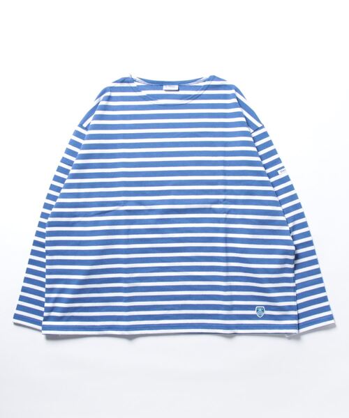 ORCIVAL（オーシバル）の「WIDE BOAT NECK L/S P.O. ワイドシルエット コットンロード ボートネック ロングスリーブバスクシャツ（Tシャツ/カットソー・レディース・ブラウン系/ホワイト系その他/ブラック系/ホワイト系その他2/ホワイト系/ホワイト系その他3/ホワイト系その他4/ホワイト系その他6/その他2/ホワイト/その他3/その他1/ホワイト系その他5/ホワイト系3/ホワイト系5/その他4/ホワイト系2/ホワイト系4/ホワイト系その他7/ホワイト系6/その他5/ブルー系その他/ダークブラウン系/ブラック系その他・1）」の13枚目の写真