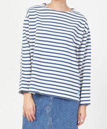 WIDE BOAT NECK L/S P.O. ワイドシルエット コットンロード ボートネック ロングスリーブバスクシャツ