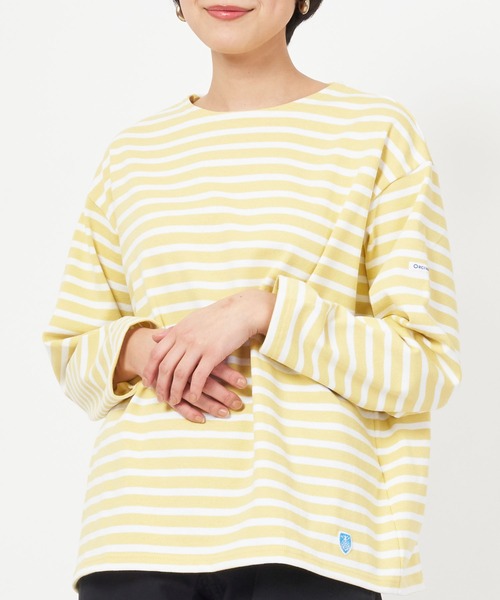 ORCIVAL（オーシバル）の「WIDE BOAT NECK L/S P.O. ワイドシルエット コットンロード ボートネック ロングスリーブバスクシャツ（Tシャツ/カットソー・レディース・ブラウン系/ホワイト系その他/ブラック系/ホワイト系その他2/ホワイト系/ホワイト系その他3/ホワイト系その他4/ホワイト系その他6/その他2/ホワイト/その他3/その他1/ホワイト系その他5/ホワイト系3/ホワイト系5/その他4/ホワイト系2/ホワイト系4/ホワイト系その他7/ホワイト系6/その他5/ブルー系その他/ダークブラウン系/ブラック系その他・1）」の21枚目の写真