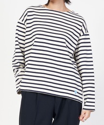 WIDE BOAT NECK L/S P.O. ワイドシルエット コットンロード ボートネック ロングスリーブバスクシャツ