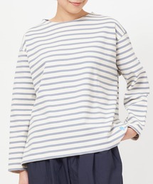 WIDE BOAT NECK L/S P.O. ワイドシルエット コットンロード ボートネック ロングスリーブバスクシャツ