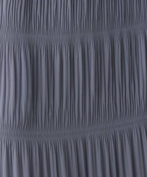 LOWRYS FARM（ローリーズファーム）の「シャーリングＩラインスカート　169157（スカート・レディース・アイボリー/ブラック/ブルー・FREE）」の18枚目の写真