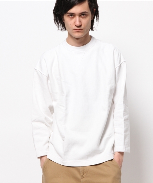 OUTLET(アウトレット)の「【Ciaopanic】裏毛裏起毛C/NDROPs(Tシャツ/カットソー・メンズ・グレー/ホワイト・LARGE/MEDIUM)」の2枚目の写真