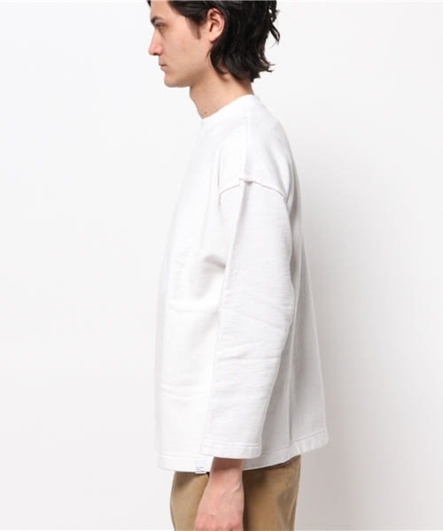 OUTLET(アウトレット)の「【Ciaopanic】裏毛裏起毛C/NDROPs(Tシャツ/カットソー・メンズ・グレー/ホワイト・LARGE/MEDIUM)」の4枚目の写真