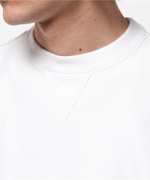 OUTLET(アウトレット)の「【Ciaopanic】裏毛裏起毛C/NDROPs(Tシャツ/カットソー・メンズ・グレー/ホワイト・LARGE/MEDIUM)」の6枚目の写真