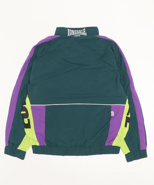 LONSDALE（ロンズデール）の「LONSDALE ライン切替ナイロンジャケット（ナイロンジャケット・メンズ・パープル/ブラック/グリーン・M/L/LL）」の7枚目の写真