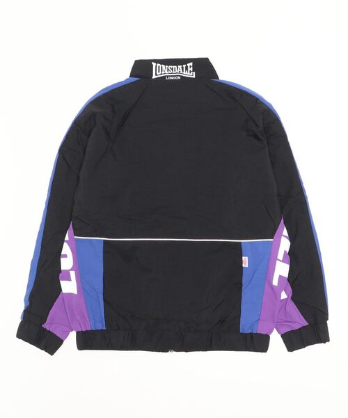 LONSDALE（ロンズデール）の「LONSDALE ライン切替ナイロンジャケット（ナイロンジャケット・メンズ・パープル/ブラック/グリーン・M/L/LL）」の5枚目の写真