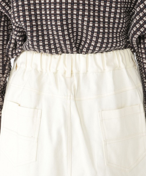 studio CLIP（スタディオクリップ）の「【低身長向けアイテム/WEB限定】アシメツイルスカート（スカート・レディース・アイボリー/ネイビー・FREE）」の9枚目の写真