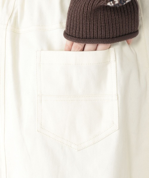 studio CLIP（スタディオクリップ）の「【低身長向けアイテム/WEB限定】アシメツイルスカート（スカート・レディース・アイボリー/ネイビー・FREE）」の10枚目の写真