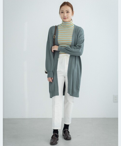 THE SHOP TK (ザ ショップ ティーケー )の「◆【選べるXs~XLサイズ展開】美脚ジョグテーパードパンツ(その他パンツ・レディース・ダークオリーブ/ライトベージュ/オフホワイト/イエロー/ブラック/ピンク系・14/12/10/11/13)」の14枚目の写真