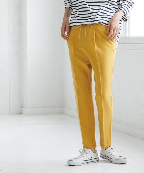 未使用品❗️J.LINDEBERG ストレッチ パンツ◆32インチ◆イエロー◆ THE SHOP TK （ザ ショップ ティーケー ）の「◇【選べるXs～XLサイズ