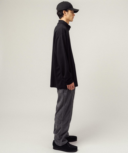 Ressaca(レサーカ)の「オーバーサイズ ワッフル タートルネック長袖カットソー(Tシャツ/カットソー・メンズ・ベージュ/ブラック/グレー・M/L/XL)」の17枚目の写真