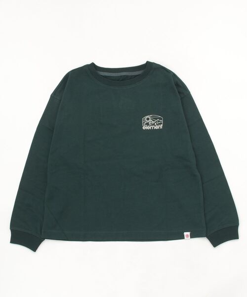 ELEMENT（エレメント）の「ELEMENT YOUTH（キッズサイズ） YOUTH SUNNET LS ロンＴ (130cm~160cm) 【2022年秋冬モデル】/エレメントキッズ長袖ロンT（Tシャツ/カットソー・キッズ・ホワイト/ブラック/グリーン系その他・130/140/150/160）」の6枚目の写真