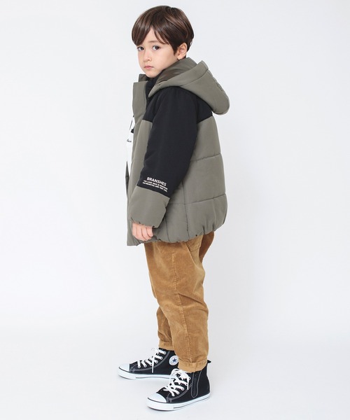 BRANSHES(ブランシェス)の「【あったか】ブルゾン(ブルゾン・キッズ・ネイビー/カーキオリーブ/マスタード・120/130/110/140/150/90/100)」の5枚目の写真