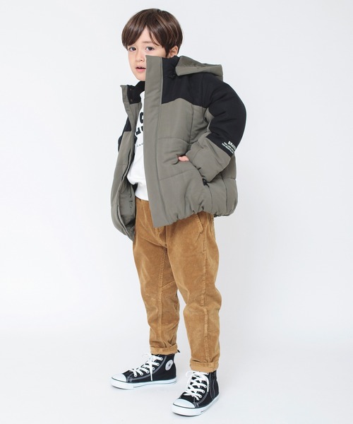 BRANSHES(ブランシェス)の「【あったか】ブルゾン(ブルゾン・キッズ・ネイビー/カーキオリーブ/マスタード・120/130/110/140/150/90/100)」の4枚目の写真