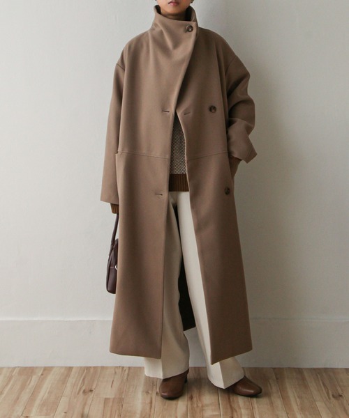 BIGカラーロングコート
