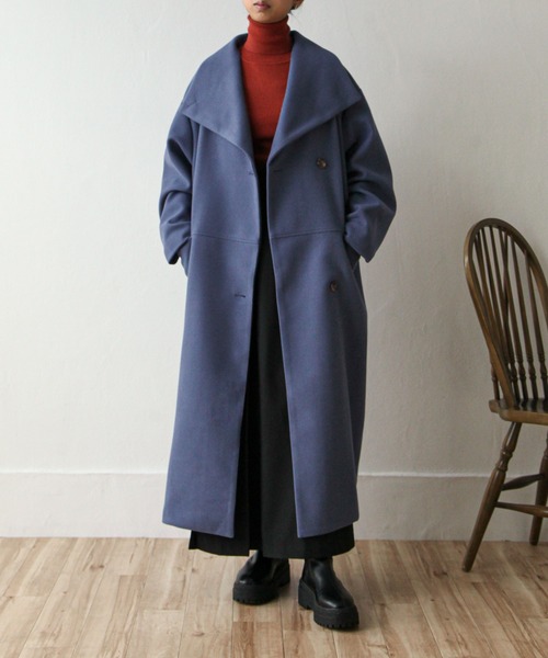 BIGカラーロングコート