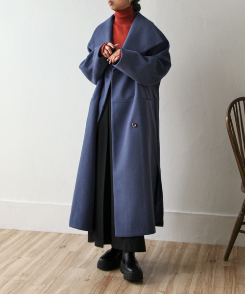 BIGカラーロングコート