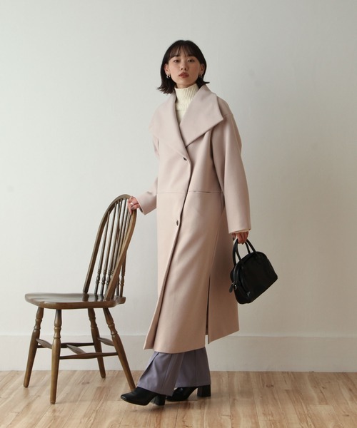 BIGカラーロングコート