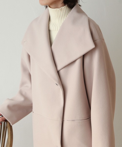 BIGカラーロングコート