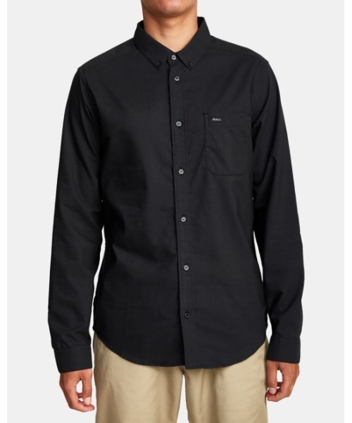 RVCA(ルーカ)の「RVCA メンズ 【PERENNIAL】 THATLL DO STRETCH LS ロングスリーブシャツ【2022年秋冬モデル】/ルーカ長袖シャツ(シャツ/ブラウス・メンズ・ホワイト/ブラック/オリーブ・SMALL/MEDIUM/LARGE/X-LARGE)」の2枚目の写真
