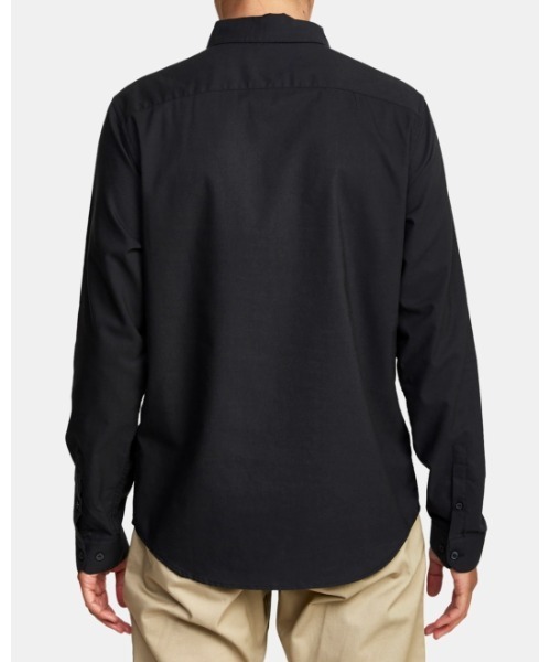 RVCA(ルーカ)の「RVCA メンズ 【PERENNIAL】 THATLL DO STRETCH LS ロングスリーブシャツ【2022年秋冬モデル】/ルーカ長袖シャツ(シャツ/ブラウス・メンズ・ホワイト/ブラック/オリーブ・SMALL/MEDIUM/LARGE/X-LARGE)」の5枚目の写真
