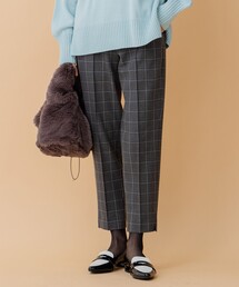 【洗える】2WAYウォームストレッチテーパード パンツ