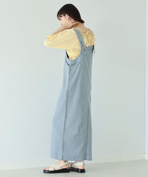 Ray BEAMS(レイビームス)の「RED CARD TOKYO × Ray BEAMS / 別注 Lala ワンピース(ワンピース・レディース・グレー/ブラック・ONE SIZE)」の6枚目の写真