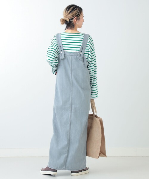 Ray BEAMS(レイビームス)の「RED CARD TOKYO × Ray BEAMS / 別注 Lala ワンピース(ワンピース・レディース・グレー/ブラック・ONE SIZE)」の11枚目の写真