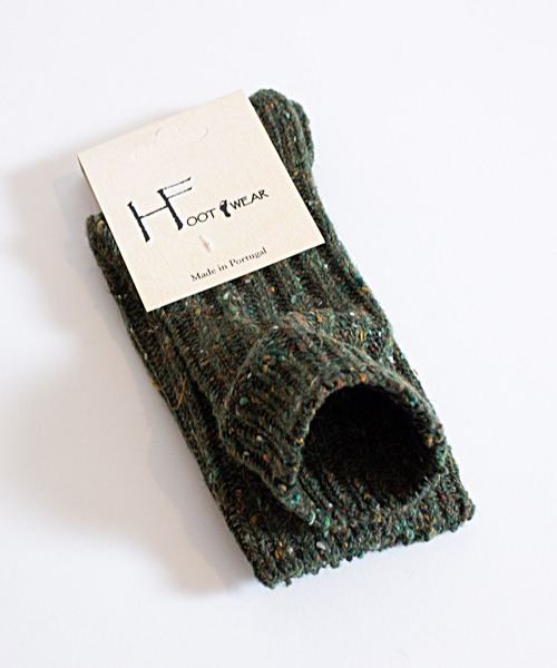 ALL ORDINARIES(オールオーディナリーズ)の「【H FOOTWEAR(エイチ フットウェア)】ウールソックス CHAUVECHAUVE(ソックス/靴下・レディース・ライトグレー/ブラウン/オレンジ/グリーン/オートミール・FREE)」の13枚目の写真