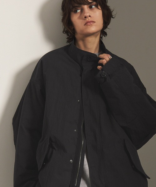 【2点セット】M-65ビッグシルエットショートスタンドカラーモッズコート＆キル… EMMA CLOTHES（エマクローズ）の「【2点セット】M-65ビッグ