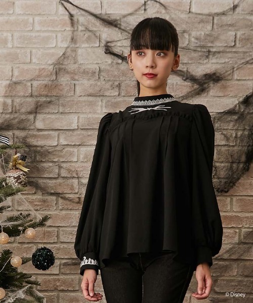 ナイトメアー ビフォア クリスマス 刺繍ブラウス シャツ ブラウス Disney ディズニー のファッション通販 Zozotown