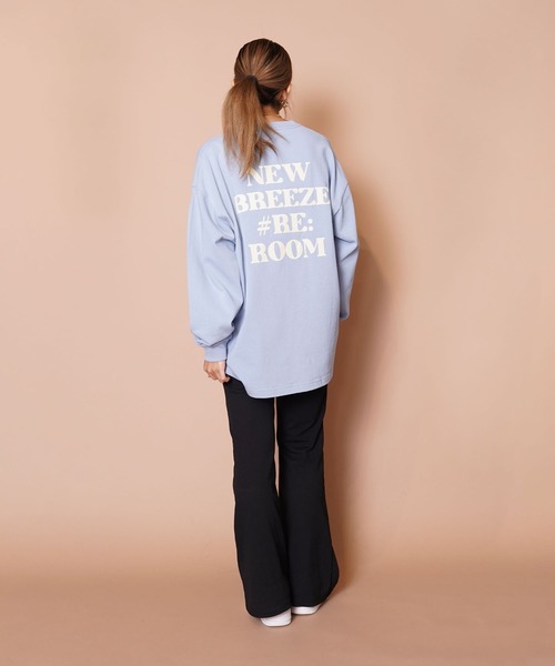 リルームグラフィックプリントビッグロングスリーブ（Tシャツ