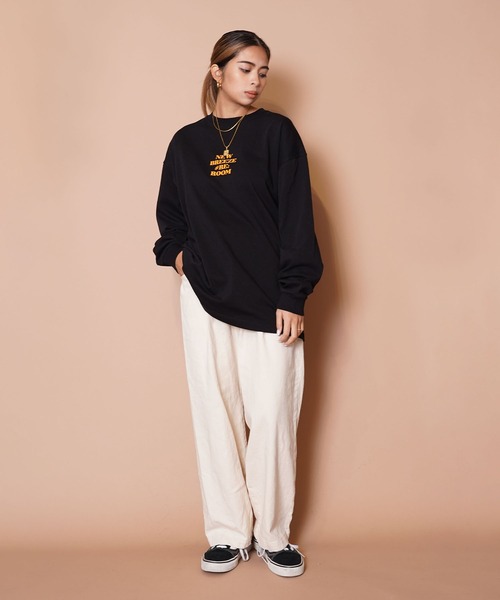 リルームグラフィックプリントビッグロングスリーブ（Tシャツ
