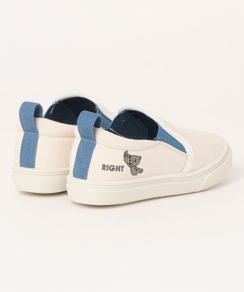 monmimi（モンミミ）の「《monmimi》Slip-ons sneakers（スリッポン・キッズ・ベージュ/チャコール/アイボリー・17.0cm/19.0cm/15.0cm/18.0cm/16.0cm/14.0cm/13.0cm）」の4枚目の写真