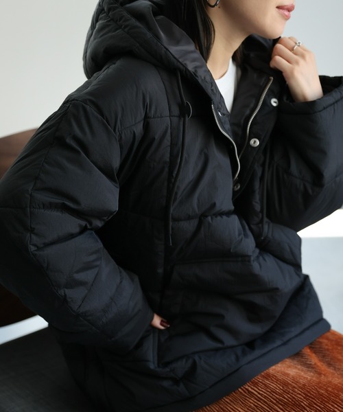 BLK HINOフード付きダウンジャケット 2XL BLK HINOフード付きダウンジャケット 2XL