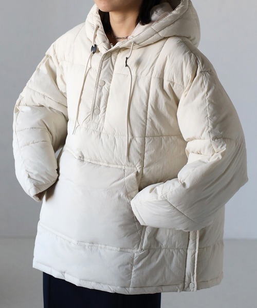 セール】アノラックエコダウンブルゾン/フードパディングブルゾン