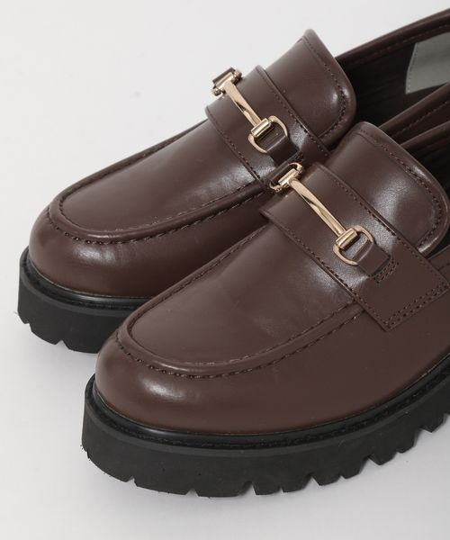 mysty woman（ミスティウーマン）の「ビット付きローファー 183486（ローファー・レディース・ブラック/ブラウン・MEDIUM/LARGE）」の12枚目の写真