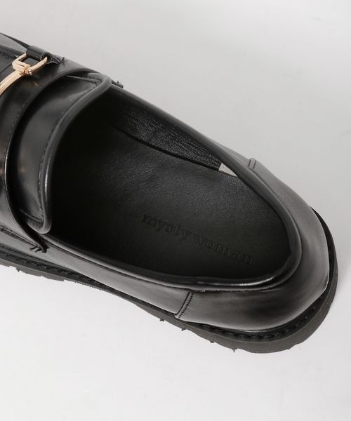 mysty woman（ミスティウーマン）の「ビット付きローファー 183486（ローファー・レディース・ブラック/ブラウン・MEDIUM/LARGE）」の5枚目の写真