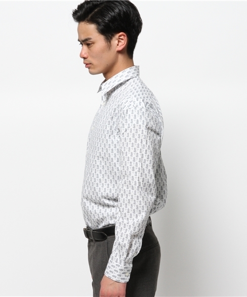 EDIFICE（エディフィス）の「◇MISTRAミストラル EX CHIMISEシャツ（シャツ/ブラウス・メンズ・ブルー/ホワイト/ネイビー・SMALL/LARGE/MEDIUM）」の7枚目の写真